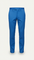 Modern trousers in electric blue