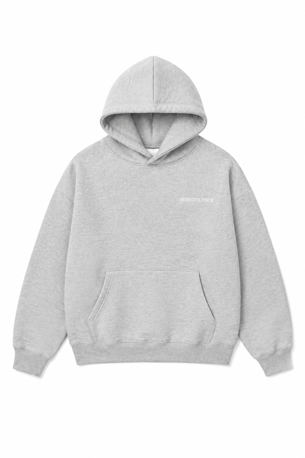 Benevolence Grey Refined hoodie